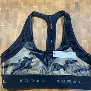 Koral camo sports bra